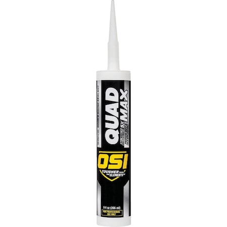 Osi QUAD MAX 9.5 Oz. Sealant, White 1868684